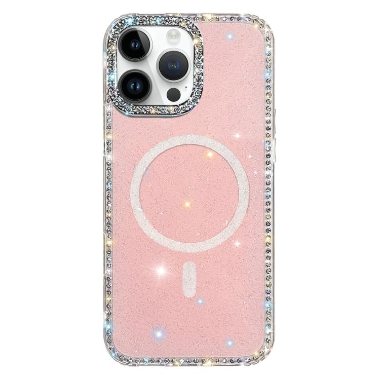 Custodia per telefono ibrida in TPU e IMD PC con strass su entrambi i lati e magnete., For iPhone 14 Pro, For iPhone 14 Pro Max, For iPhone 13 Pro Max, For iPhone 13 Pro