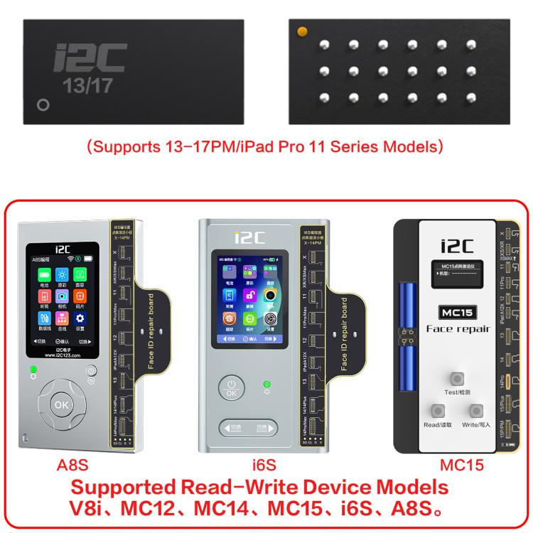 Chip IC a matrice di punti i2C per riparazione iPhone 13-17 e iPad - immagine 2