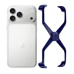 Custodia per telefono in metallo senza cornice a forma di X, For iPhone 17 Pro Max, For iPhone 17 Pro, For iPhone 17