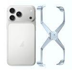 Custodia per telefono in metallo senza cornice a forma di X, For iPhone 17 Pro Max, For iPhone 17 Pro, For iPhone 17
