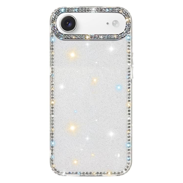 Custodia per telefono ibrida IMD PC TPU con strass su entrambi i lati., For iPhone 17 Pro Max, For iPhone 17 Pro, For iPhone 17, For iPhone Air
