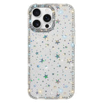 Custodia per telefono ibrida IMD PC TPU con strass su entrambi i lati., For iPhone 16 Pro Max, For iPhone 16 Pro, For iPhone 16 Plus, For iPhone 16