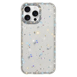Custodia per telefono ibrida IMD PC TPU con strass su entrambi i lati., For iPhone 16 Pro Max, For iPhone 16 Pro, For iPhone 16 Plus, For iPhone 16