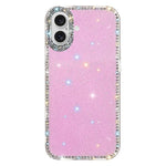 Custodia per telefono ibrida IMD PC TPU con strass su entrambi i lati., For iPhone 16 Pro Max, For iPhone 16 Pro, For iPhone 16 Plus, For iPhone 16