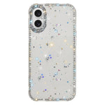 Custodia per telefono ibrida IMD PC TPU con strass su entrambi i lati., For iPhone 16 Pro Max, For iPhone 16 Pro, For iPhone 16 Plus, For iPhone 16