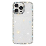 Custodia per telefono ibrida IMD PC TPU con strass su entrambi i lati., For iPhone 14 Pro, For iPhone 14 Pro Max, For iPhone 13 Pro Max, For iPhone 13 Pro