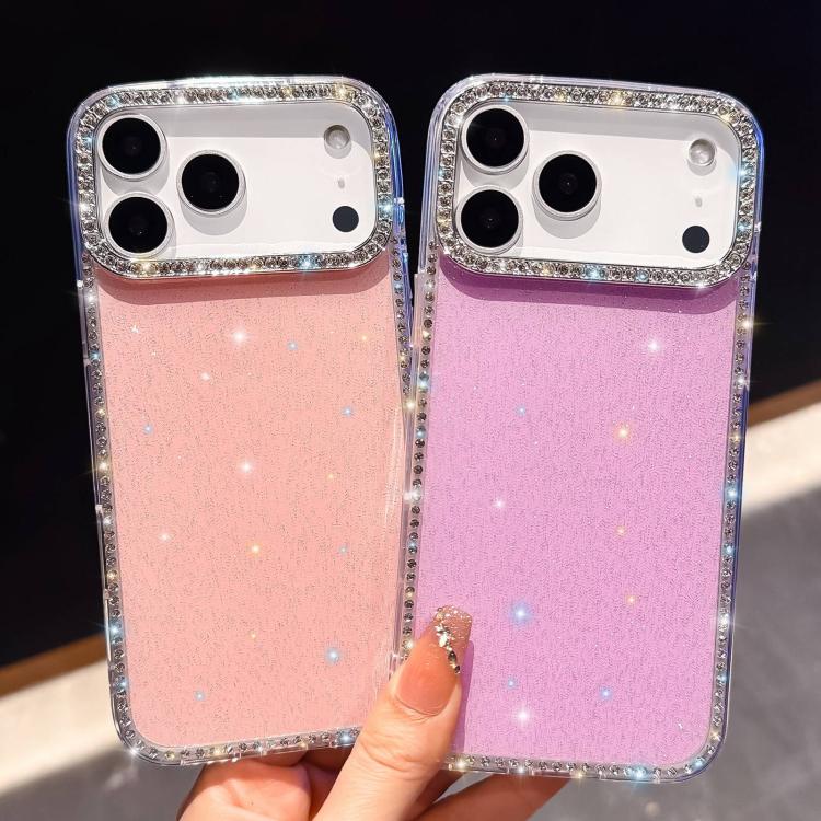 Custodia per telefono ibrida IMD PC TPU con strass su entrambi i lati., For iPhone 16 Pro Max, For iPhone 16 Pro, For iPhone 16 Plus, For iPhone 16