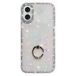 Porta anelli con strass, custodia per telefono ibrida IMD PC TPU a doppio lato, For iPhone 17 Pro Max, For iPhone 17 Pro, For iPhone 17, For iPhone Air