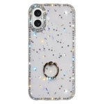 Porta anelli con strass, custodia per telefono ibrida IMD PC TPU a doppio lato, For iPhone 17 Pro Max, For iPhone 17 Pro, For iPhone 17, For iPhone Air