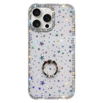 Porta anelli con strass, custodia per telefono ibrida IMD PC TPU a doppio lato, For iPhone 15 Pro Max, For iPhone 15 Pro, For iPhone 15, For iPhone 14