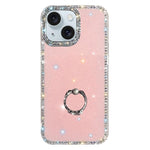 Porta anelli con strass, custodia per telefono ibrida IMD PC TPU a doppio lato, For iPhone 15 Pro Max, For iPhone 15 Pro, For iPhone 15, For iPhone 14
