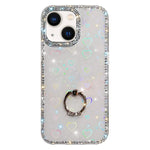 Porta anelli con strass, custodia per telefono ibrida IMD PC TPU a doppio lato, For iPhone 15 Pro Max, For iPhone 15 Pro, For iPhone 15, For iPhone 14
