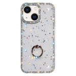 Porta anelli con strass, custodia per telefono ibrida IMD PC TPU a doppio lato, For iPhone 15 Pro Max, For iPhone 15 Pro, For iPhone 15, For iPhone 14