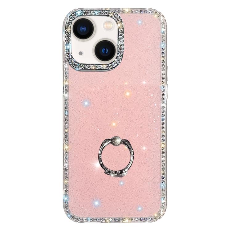 Porta anelli con strass, custodia per telefono ibrida IMD PC TPU a doppio lato, For iPhone 15 Pro Max, For iPhone 15 Pro, For iPhone 15, For iPhone 14