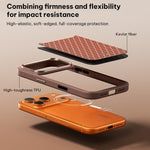 Custodia magnetica in Kevlar per iPhone 17 Pro Max