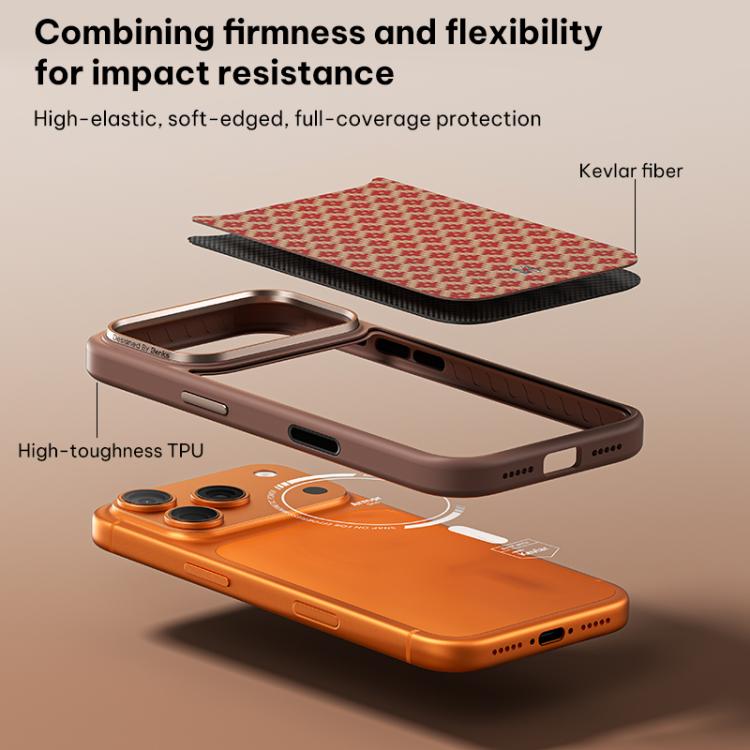 Custodia magnetica in Kevlar per iPhone 17 Pro Max