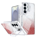Custodia con cornice magnetica e supporto per obiettivo per Samsung Galaxy S25