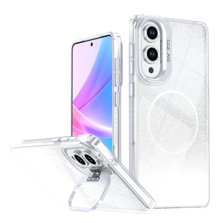 Custodia con cornice magnetica e supporto per obiettivo per Samsung Galaxy S25