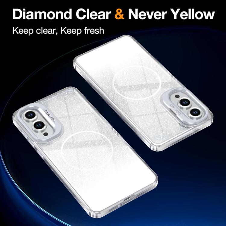 Custodia con cornice magnetica e supporto per obiettivo per Samsung Galaxy S25