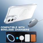 Custodia con cornice magnetica e supporto per obiettivo per Samsung Galaxy S25