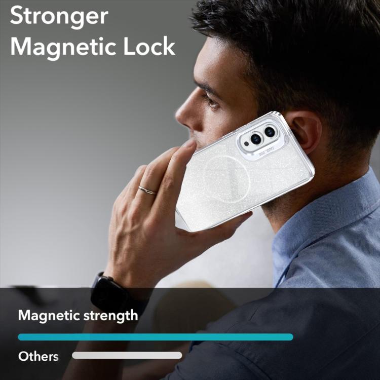 Custodia con cornice magnetica e supporto per obiettivo per Samsung Galaxy S25