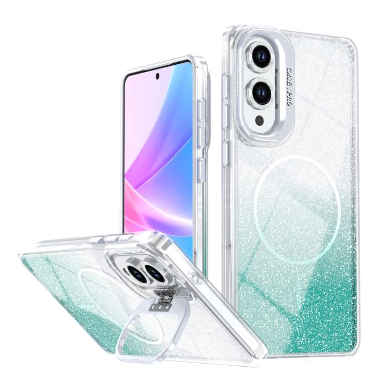 Custodia con cornice magnetica e supporto per obiettivo per Samsung Galaxy S25
