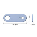 Protezione metallo obiettivo per iPhone Air