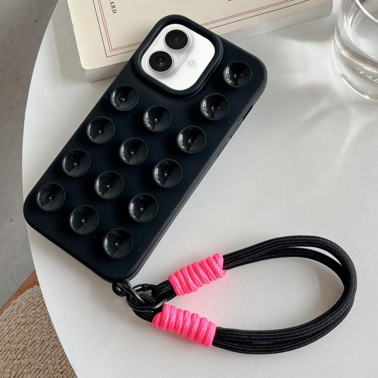 Semplice custodia per telefono in silicone con ventosa e cordino., For iPhone 17 Pro Max, For iPhone 17 Pro, For iPhone 17, For iPhone Air