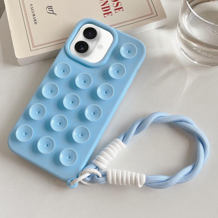 Semplice custodia per telefono in silicone con ventosa e cordino., For iPhone 17 Pro Max, For iPhone 17 Pro, For iPhone 17, For iPhone Air