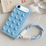 Semplice custodia per telefono in silicone con ventosa e cordino., For iPhone 17 Pro Max, For iPhone 17 Pro, For iPhone 17, For iPhone Air