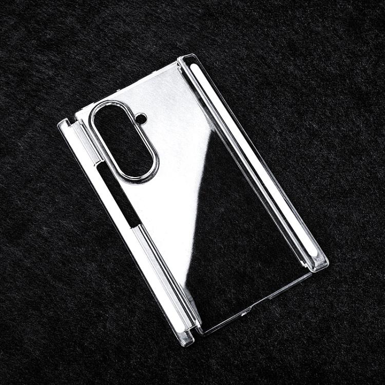 Custodia trasparente con doppia striscia magnetica per Samsung Galaxy Z TriFold
