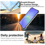 Custodia antiurto TPU con airbag per Samsung Galaxy A57, A37 e A27 5G