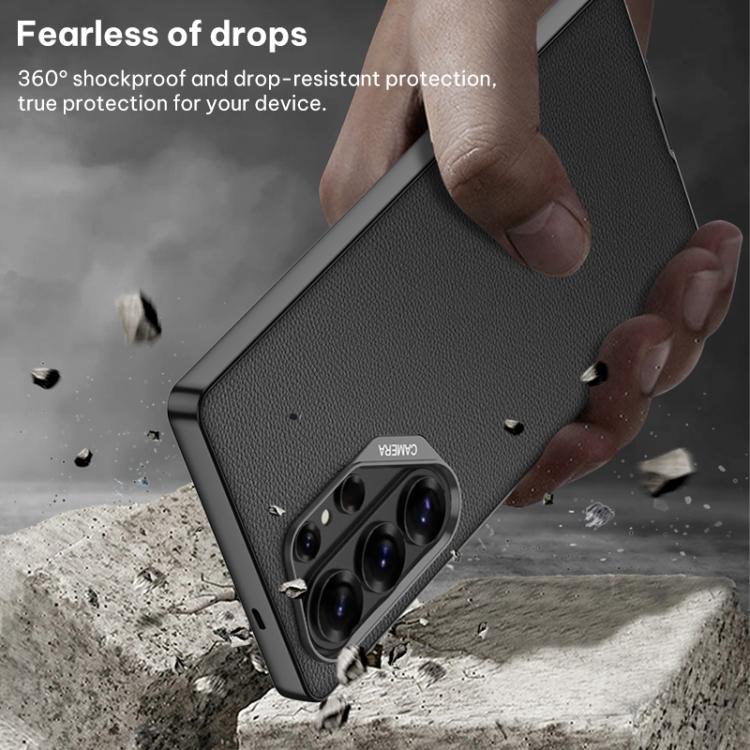 Custodia similpelle vegana con foro fotocamera per Samsung Galaxy S26 Ultra 5G
