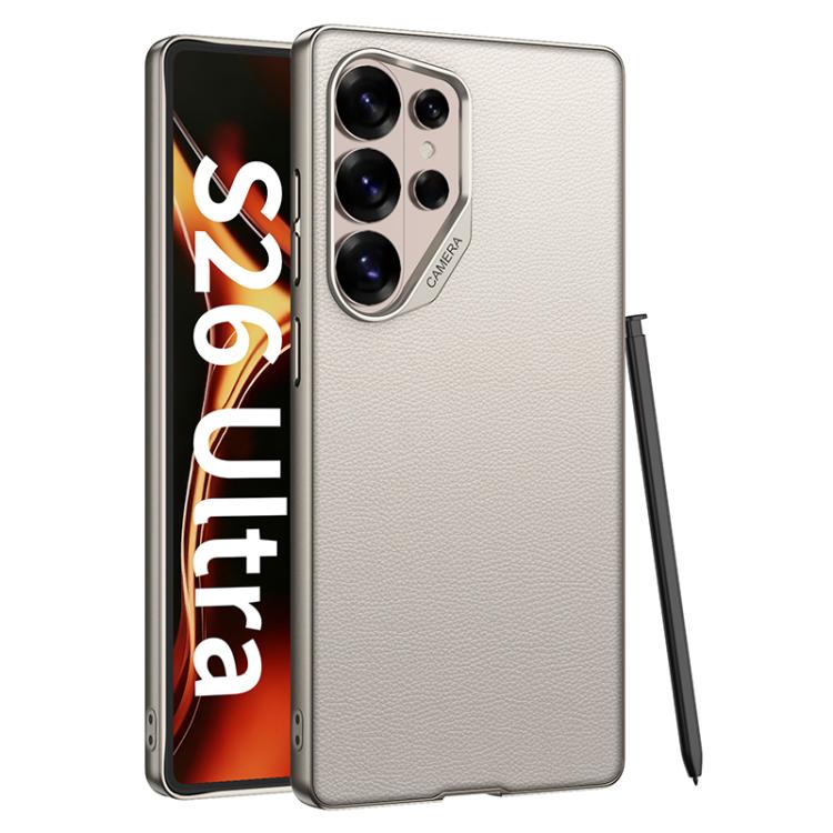 Custodia similpelle vegana con foro fotocamera per Samsung Galaxy S26 Ultra 5G