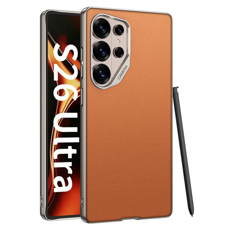 Custodia similpelle vegana con foro fotocamera per Samsung Galaxy S26 Ultra 5G