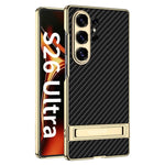 Custodia ultra sottile in pelle liscia con supporto per Samsung Galaxy S26 Ultra