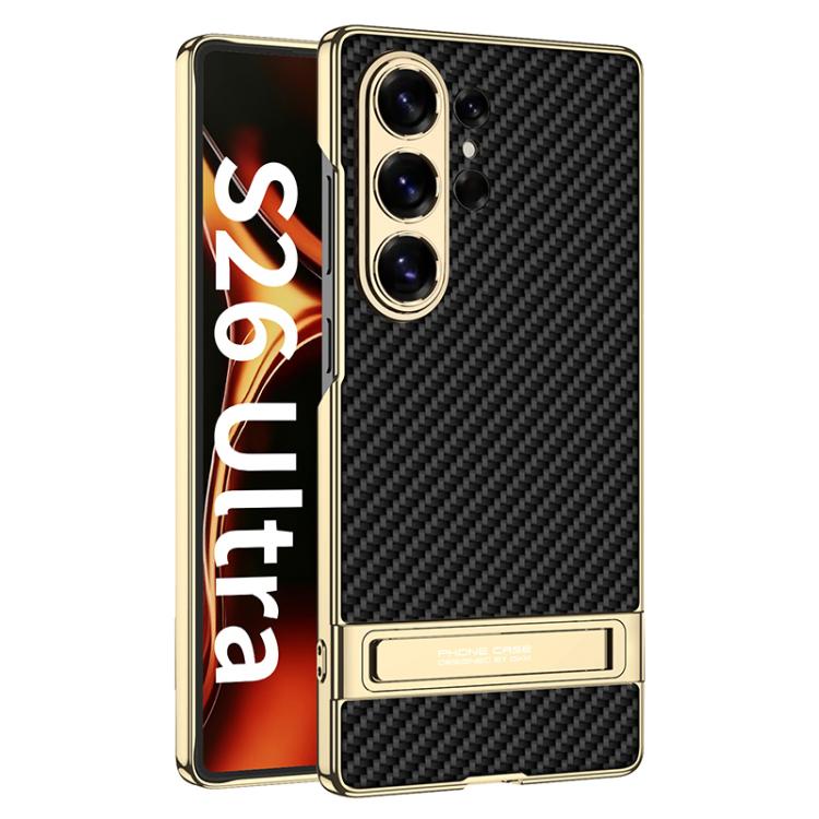 Custodia ultra sottile in pelle liscia con supporto per Samsung Galaxy S26 Ultra