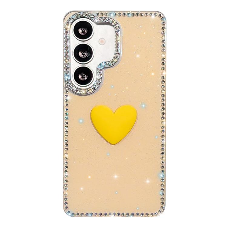 Custodia IMD Love Heart con strass per Samsung Galaxy A57 e A37 5G