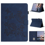 Custodia tablet in pelle con stampa rilievo Farfalla