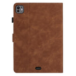 Custodia tablet in pelle con stampa rilievo Farfalla