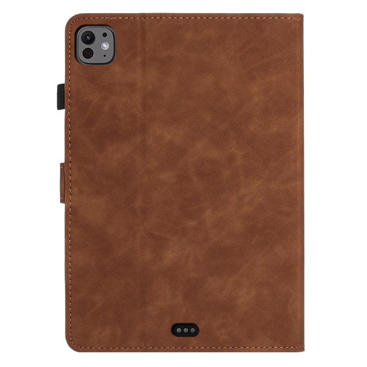 Custodia tablet in pelle con stampa rilievo Farfalla
