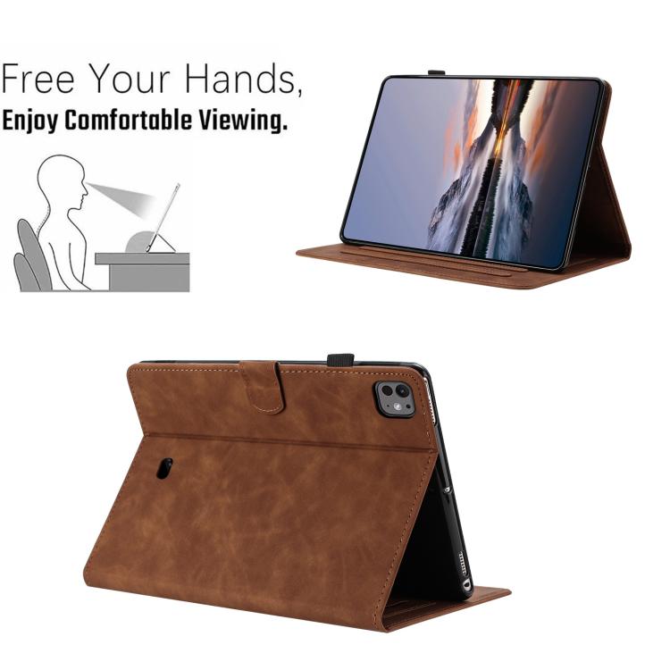 Custodia tablet in pelle con stampa rilievo Farfalla