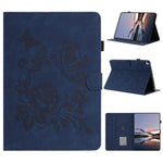 Custodia tablet in pelle con stampa rilievo Farfalla
