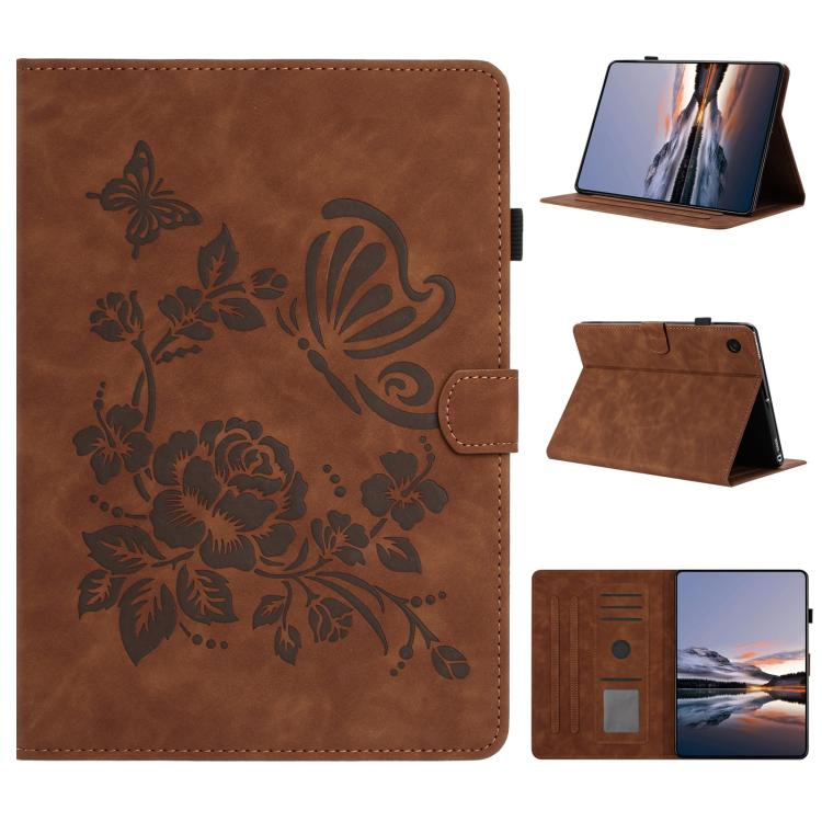Custodia per tablet in pelle con stampa a rilievo Farfalla per Samsung Galaxy
