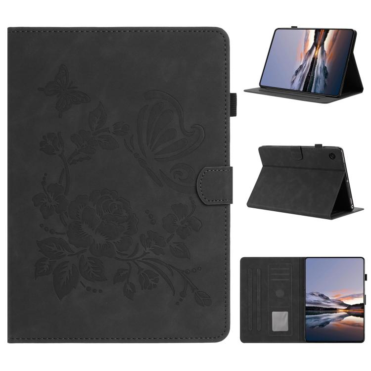 Custodia per tablet in pelle con stampa a rilievo Farfalla per Samsung Galaxy
