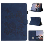 Custodia per tablet in pelle con stampa a rilievo Farfalla per Samsung Galaxy