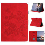 Custodia tablet in pelle con stampa a rilievo per Samsung Galaxy Tab S5e 10.5, A