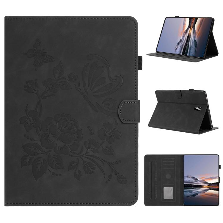 Custodia tablet in pelle con stampa a rilievo per Samsung Galaxy Tab S5e 10.5, A