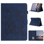 Custodia tablet in pelle con stampa a rilievo per Samsung Galaxy Tab S5e 10.5, A