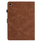 Custodia tablet in pelle con stampa a rilievo per Samsung Galaxy Tab S5e 10.5, A